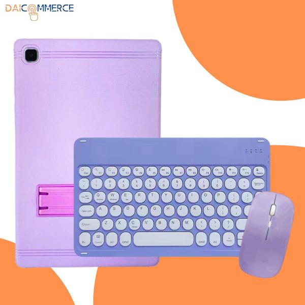 Imagem de Capa Suporte P/ Tablet Samsung Tab A7 Lite + Teclado e Mouse Bluetooth