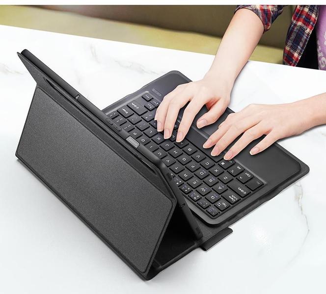 Imagem de Capa Teclado Bluetooth Dux Tk - Galaxy Tab S7 / S8 - Preto