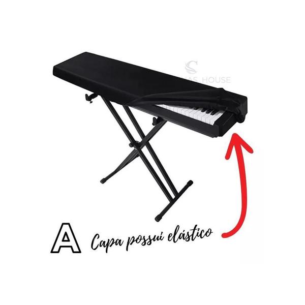 Imagem de Capa Teclado Musical Yamaha D Alta Qualidade Modelo Psr-E473