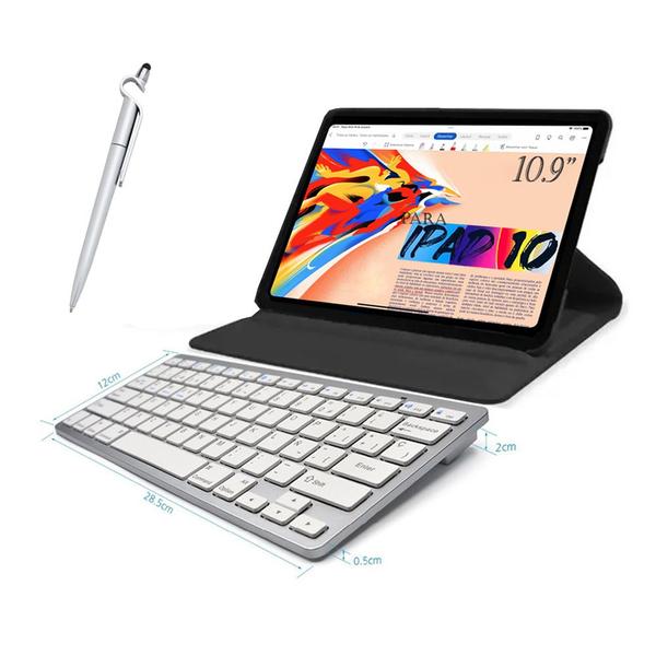 Imagem de Capa Teclado Para Tablet 10ª Ger A2696 A2757 A2777+ Película