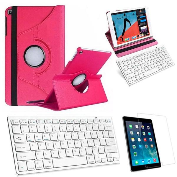 Imagem de Capa/Teclado/Pel para iPad 7a e 8a Geração 10.2" Rosa