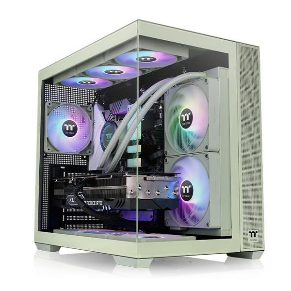 Imagem de Capa Thermaltake View 380 TG ARGB Matcha Green ATX