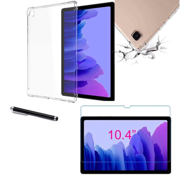 Imagem de Capa transparente Anti-queda p/ Tablet Samsung A7 T500/T505 10.4 +Película Caneta