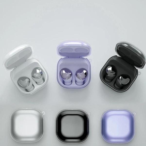 Imagem de Capa Transparente de Silicone para Galaxy Buds 2 Pro/Live 2 - À Prova de Choques