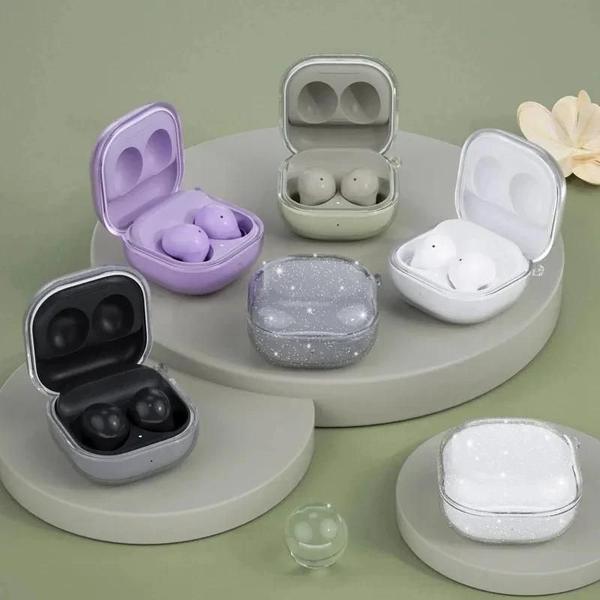 Imagem de Capa Transparente de Silicone para Galaxy Buds 2 Pro/Live 2 - À Prova de Choques