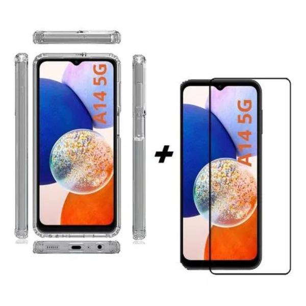 Imagem de Capa Transparente + Pelicula 3D Para Galaxy A14