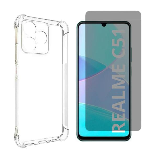 Imagem de Capa Transparente + Película Gel Privativa Para Realme C51