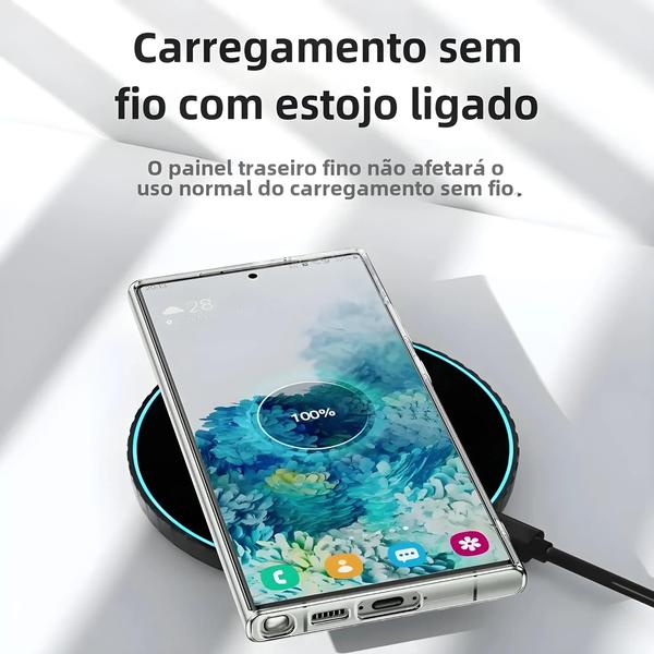 Imagem de Capa Transparente TPU para Samsung S24/S23/S22/S21 - Ultra Fina e Proteção Total