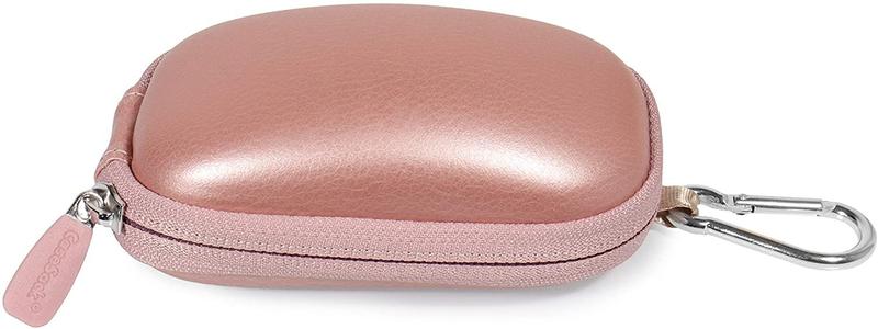 Imagem de Capa transporte p/ Apple Magic Mouse resistente, c/ bolso malha e pulseira destacável (Rose Gold)