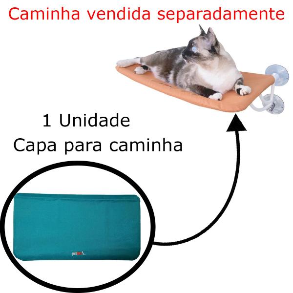 Imagem de Capa Unitária Para Cama De Janela Para Gatos Pets Caminha Suspensa Com Ventosa Abrigo Rede Toca Casa Redinha Casinha Brinquedo Petlon