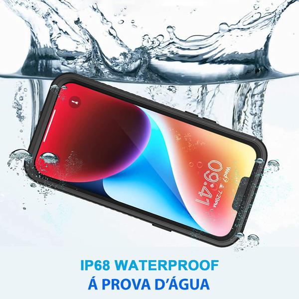 Imagem de Capa Waterproof A Prova Dágua Para iPhone 14 14 Plus Pro Max