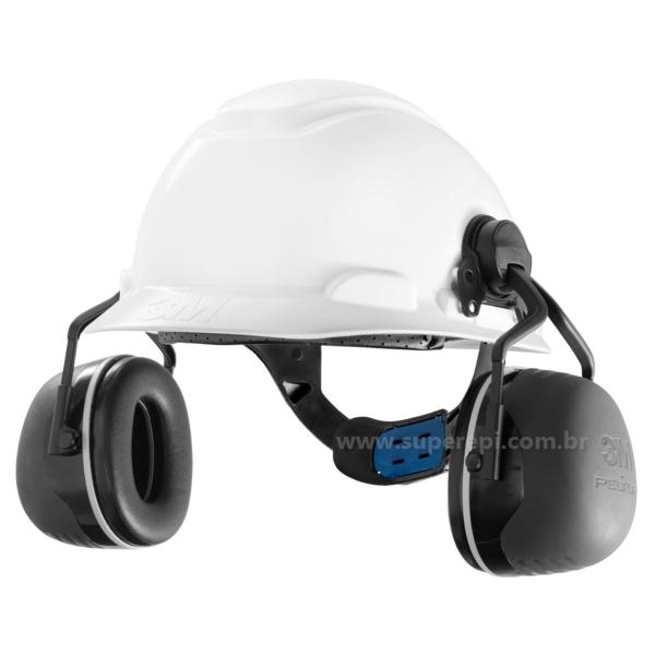 Imagem de Capacete 3M H700 Ajuste Fácil Acoplado com Abafador Peltor X5P5E