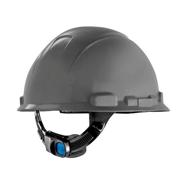 Imagem de Capacete Aba Frontal Cinza H-700 Com Carneira Ajustavel 3M