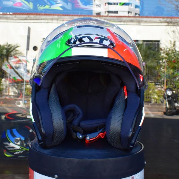 Imagem de Capacete Aberto KYT Nf-J Dennis Foggia Misano Azul Moto