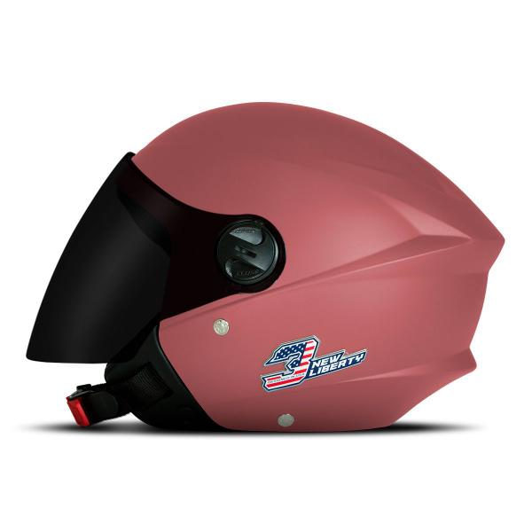 Imagem de Capacete Aberto Masculino Feminino Protork New Liberty 3 Elite Com Viseira Fumê