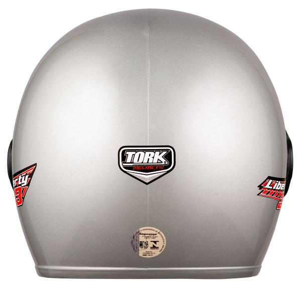 Imagem de Capacete Aberto Pro Tork Liberty 3 Solid Prata Tam. 56 Vis. Espelhada