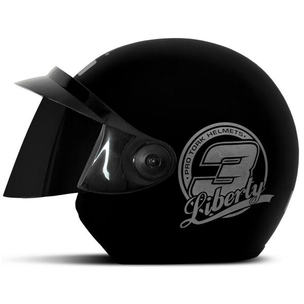 Imagem de Capacete Aberto Pro Tork Liberty Three Vis. Fumê