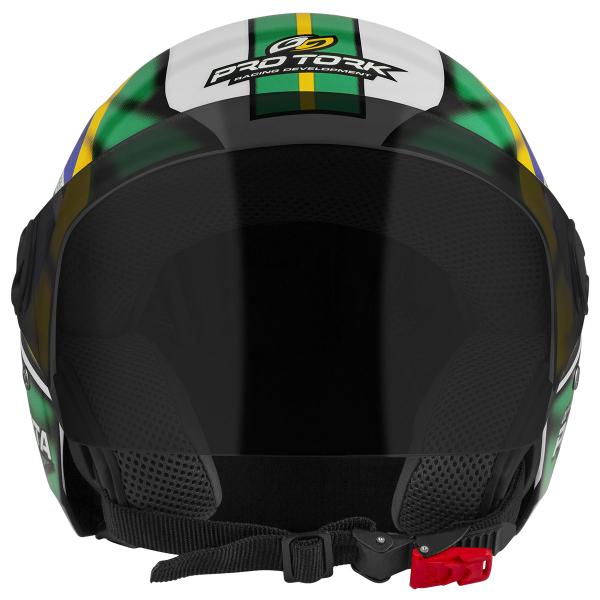 Imagem de Capacete Aberto Pro Tork New Liberty 3 Patriota Vis. Fumê