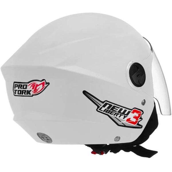 Imagem de Capacete Aberto Pro Tork New Liberty 3 Three Branco - Pro Tork Capacetes