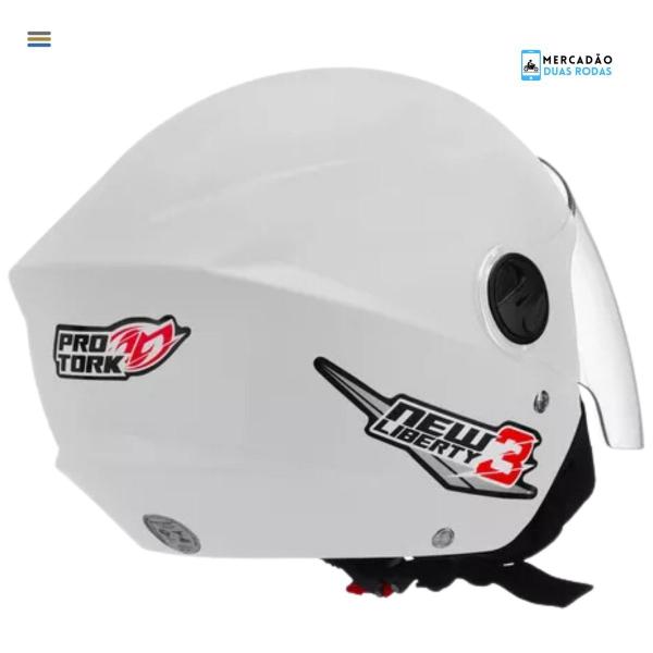 Imagem de Capacete aberto pro tork new liberty three  cores motoboy