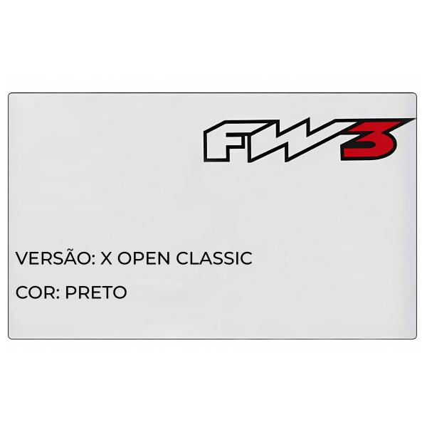 Imagem de  Capacete Aberto  X Open Classic Preto Fw3