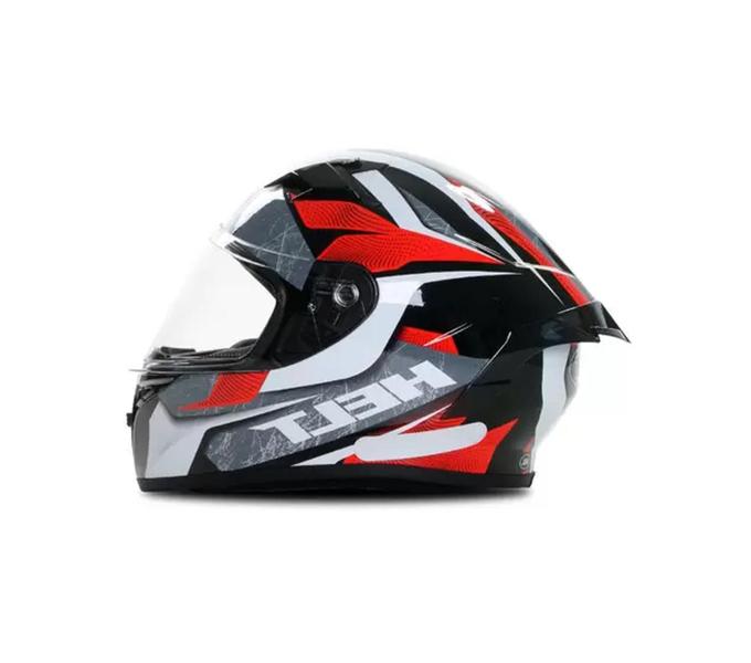 Imagem de Capacete aero vermelho/preto/cinza helt