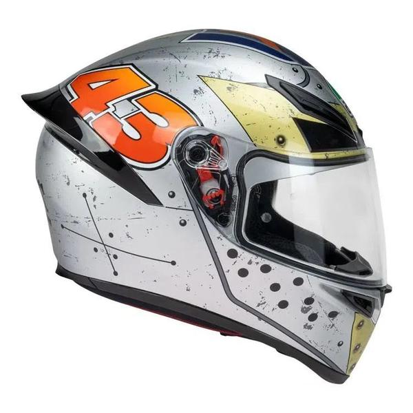 Imagem de Capacete AGV K1 Jack Miller 2019 Prata/Preto