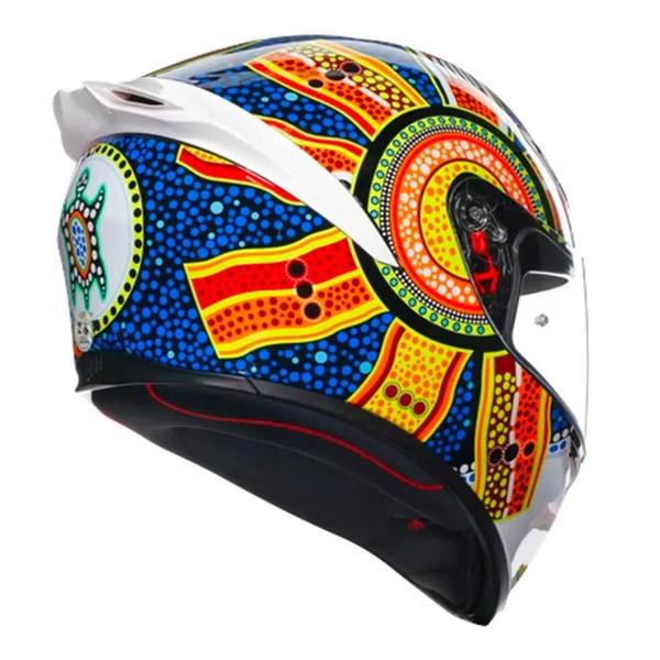 Imagem de Capacete AGV K1S Dreamtime Colorido Mais Viseira Fumê