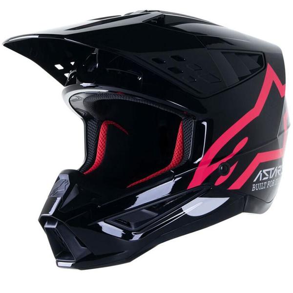 Imagem de Capacete Alpinestars SM5 Compass Preto/Rosa