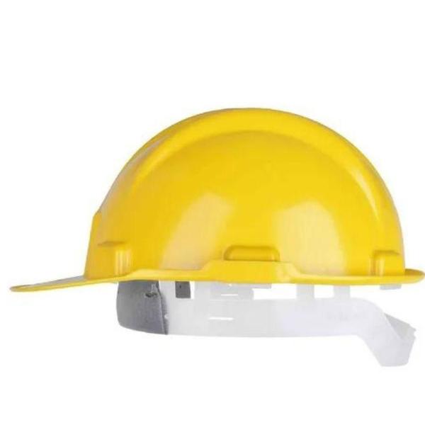 Imagem de Capacete Amarelo Vonder com Aba Frontal