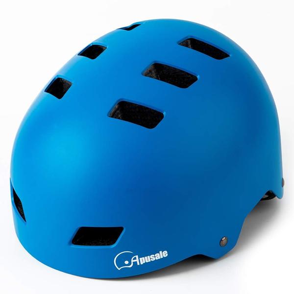 Imagem de Capacete Apusale Bike Skate ajustável multiesportivo azul