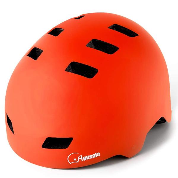 Imagem de Capacete Apusale Bike Skate ajustável multiesportivo laranja