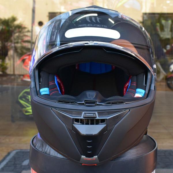 Imagem de Capacete Articulado MT Atom 2 SV Robocop Escamoteavel Preto