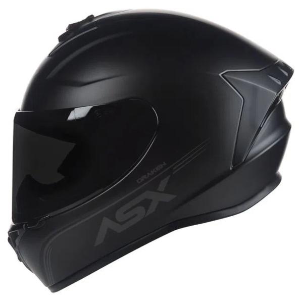 Imagem de Capacete ASX/ Axxis Draken Solid Fosco - Preto Black