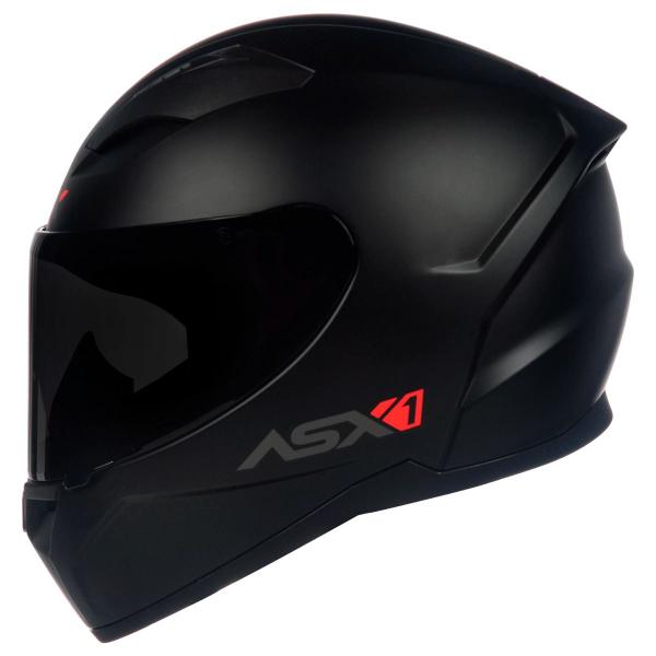 Capacete ASX City Solid Fosco Preto/Grafite Tamanho 60/L