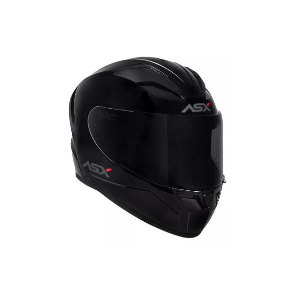 Imagem de Capacete Asx City Solid Preto Grafite Brilhante