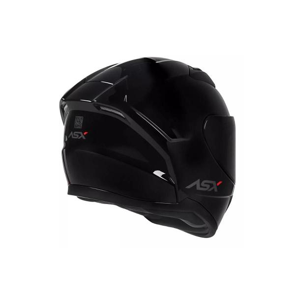 Imagem de Capacete Asx City Solid Preto Grafite Brilhante