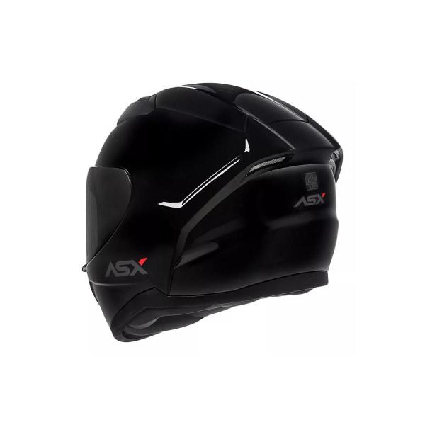 Imagem de Capacete Asx City Solid Preto Grafite Brilhante