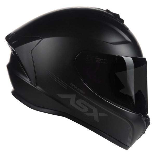 Imagem de Capacete ASX Draken Solid Novo Lançamento Esportivo