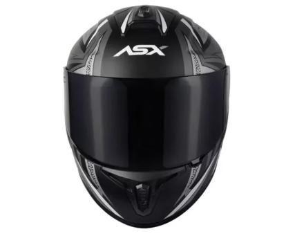 Imagem de Capacete Asx Draken Vector Fosco - Preto/Cinza