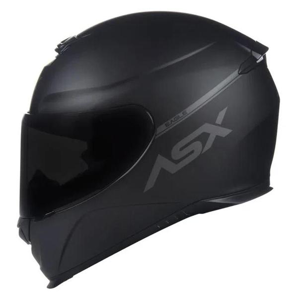 Capacete ASX Eagle Moto Narigueira Bavete Motociclista Cores