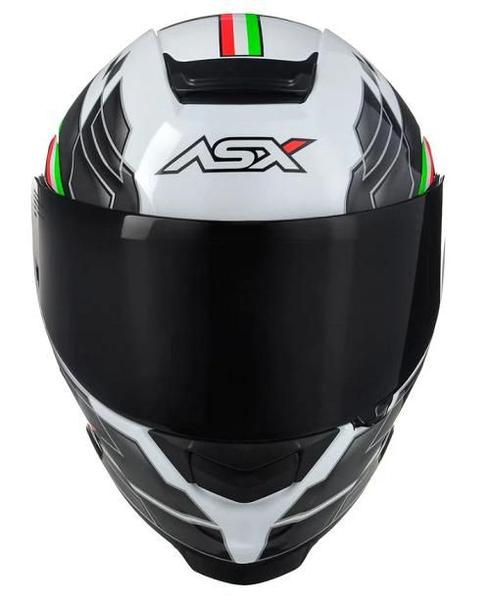 Imagem de Capacete Asx Eagle Racing Italy Gloss - Branco - 58 (M)