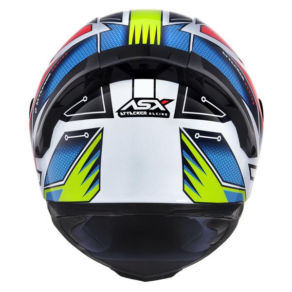 Imagem de Capacete Asx Eagle Racing Spoiler Esportivo Attacker Viseira