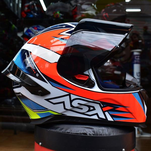 Imagem de Capacete Asx Eagle Racing Spoiler Esportivo Attacker Viseira