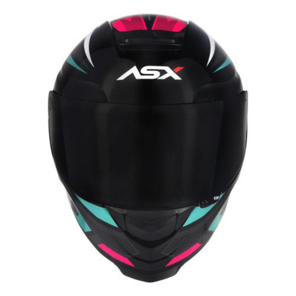 Imagem de Capacete ASX Eagle Street Brilho Feminino +  Narigueira