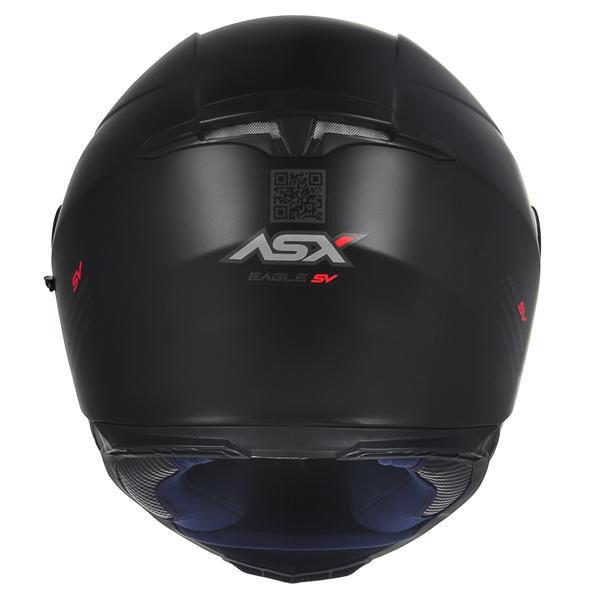 Imagem de Capacete Asx Eagle Sv Solid Preto Fosco