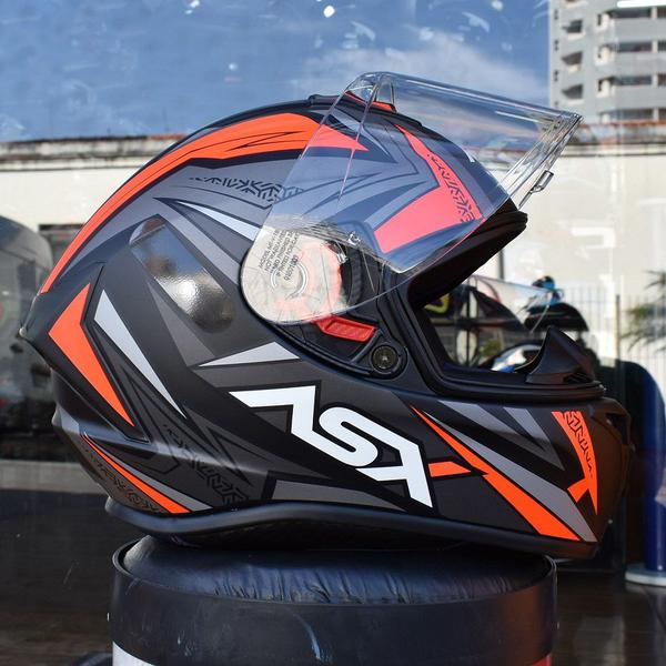 Imagem de Capacete Asx Moto Vector Vermelho Masculino Esportivo