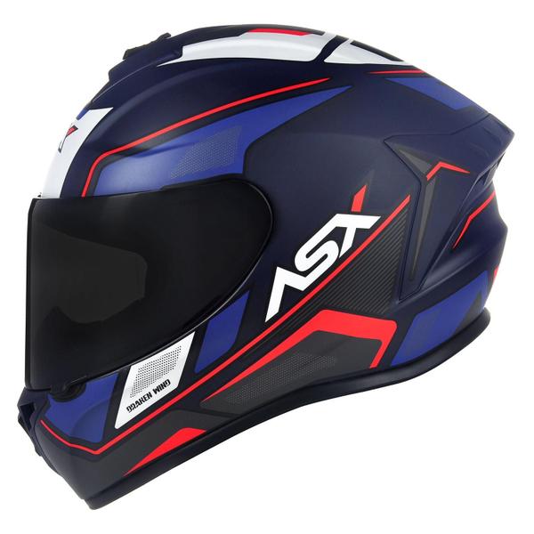 Imagem de Capacete Axxis ASX Masculino Feminino Esportivo Moto Com Viseira Adicional Fumê