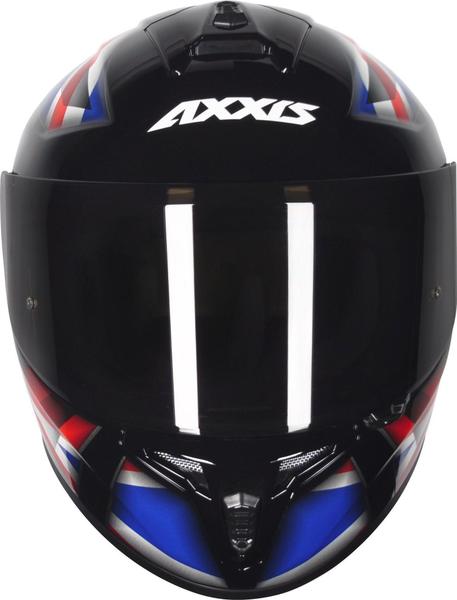 Imagem de Capacete Axxis Draken Uk Inglaterra Preto Azul Vermelho