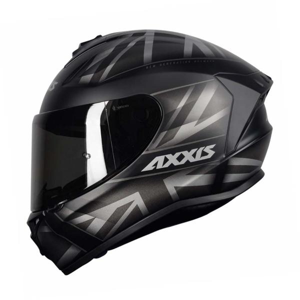 Imagem de Capacete Axxis Draken UK Matt Black/Grey